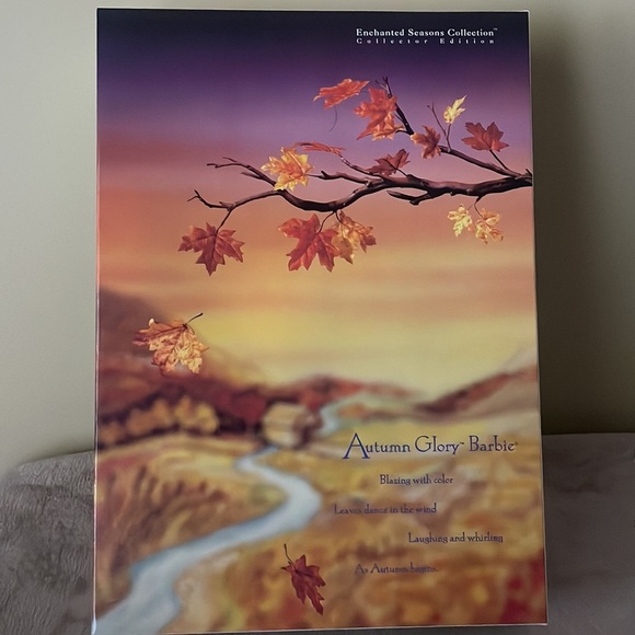 NIB- 1995 Enchanted Seasons -Collectors Edition Autumn Glory Barbie Doll Mattel - Picture 7 of 17